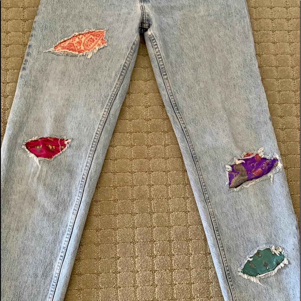 Patch work jeans
